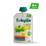 Пюре BabyGo Яблоко-банан с 6 мес 90 г
