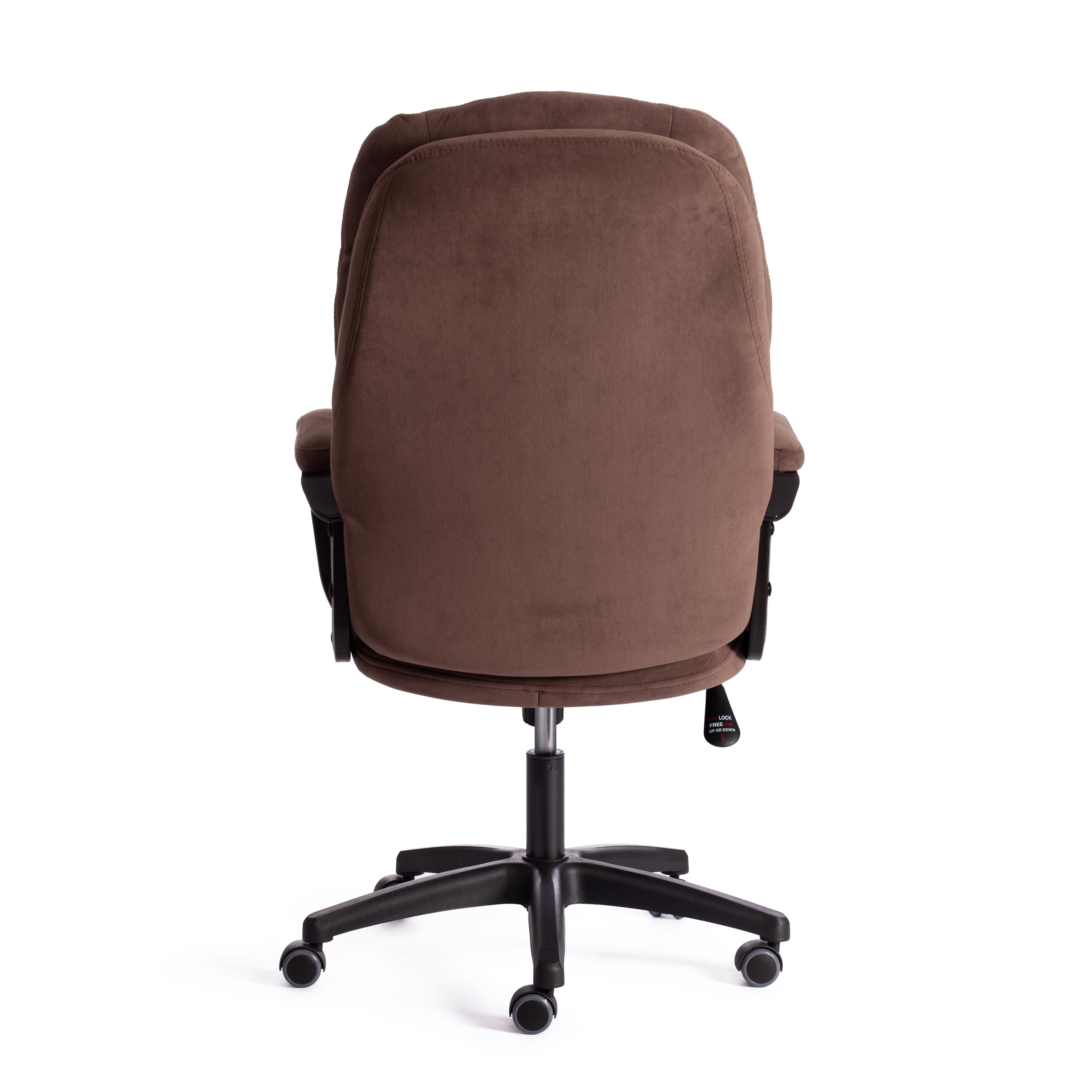 Компьютерное кресло TETCHAIR Комфорт Лт флок коричневый - фото 5