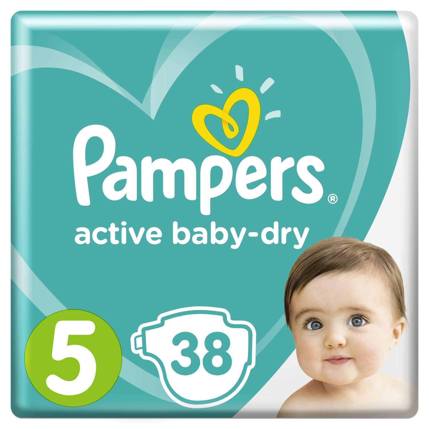 Подгузники Pampers Active Baby-Dry 5 (11-16 кг) 38 шт. - фото 1
