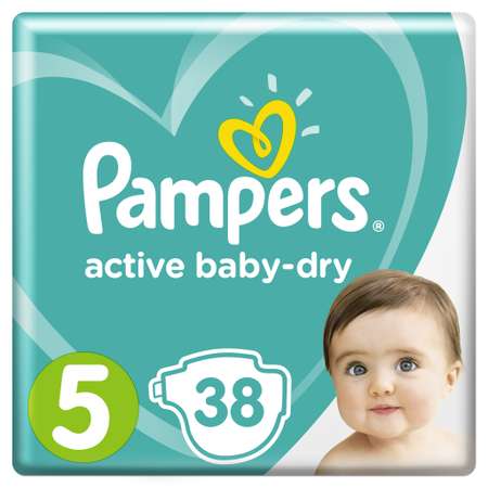 Подгузники Pampers Active Baby-Dry 5 (11-16 кг) 38 шт.