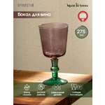 Изображение товара Бокал для напитков DeNASTIA 8.5x8.5x16.5 см 275мл фиолетовый/зеленый G000245
