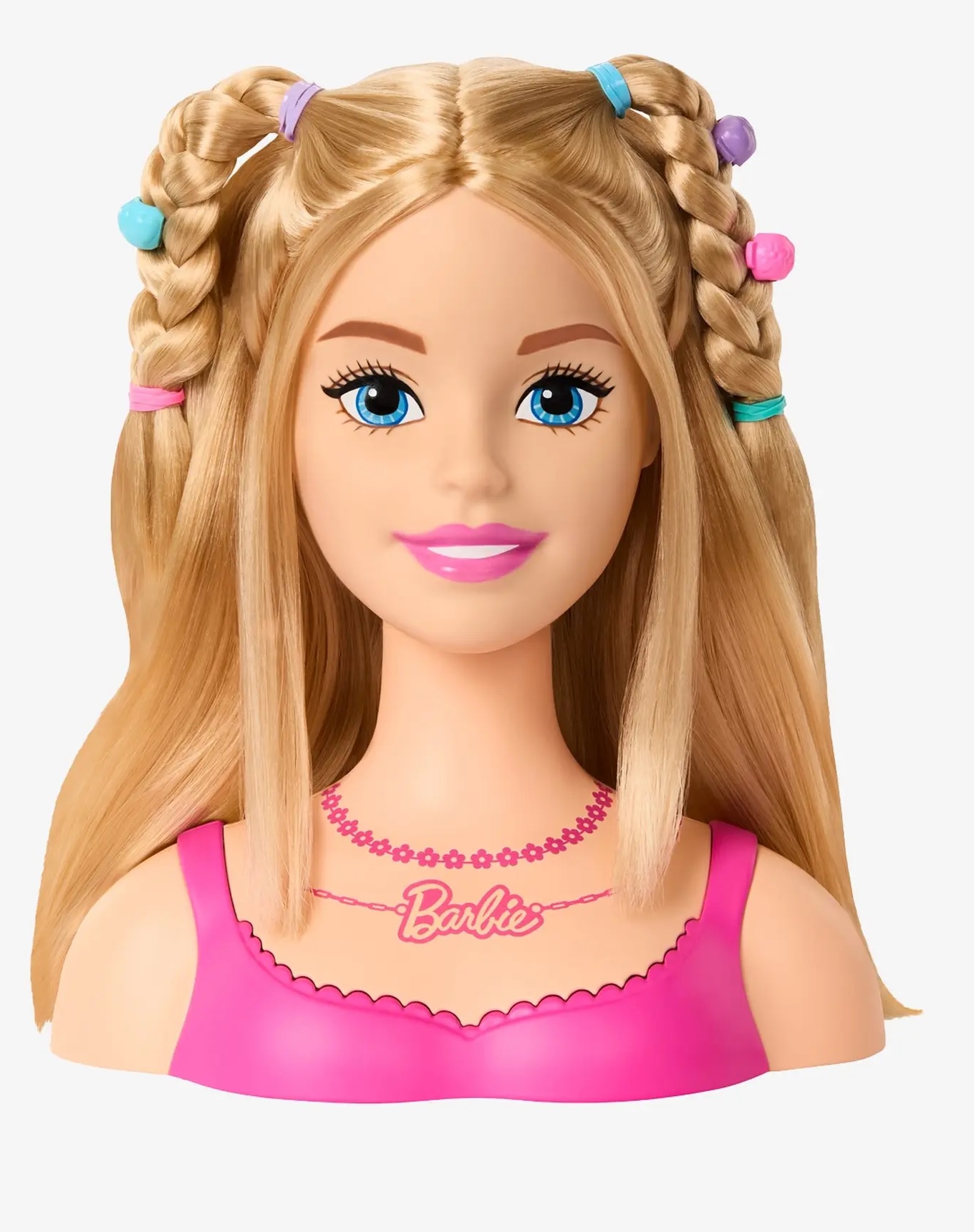 Игрушка Barbie торс для причесок Mattel Блондинка и аксессуары - фото 3
