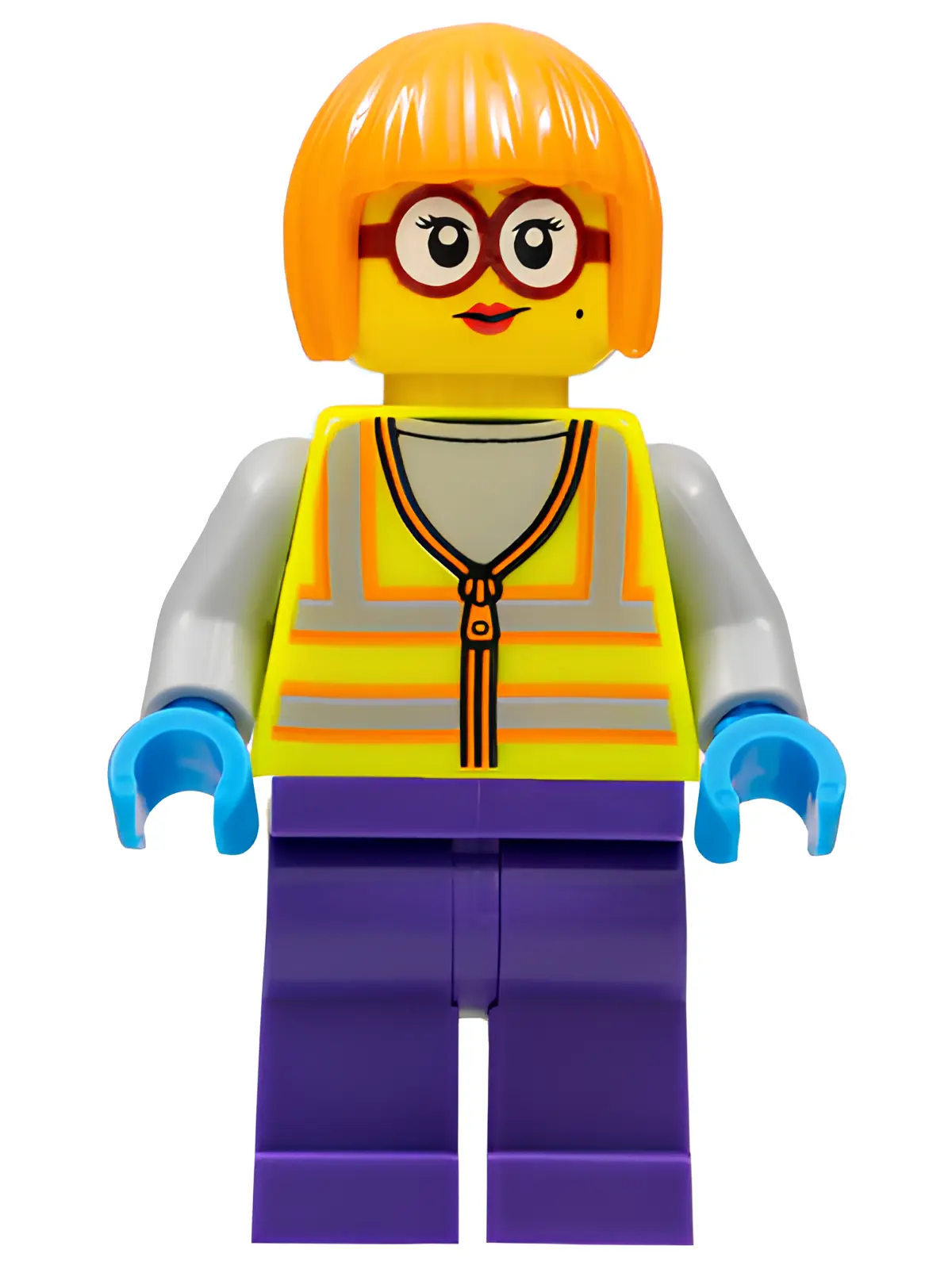 Изображение товара Фигурка LEGO City Shirley Keeper с неоново-желтым жилетом и отражающими полосками Изображение товара Фигурка LEGO City Shirley Keeper с неоново-желтым жилетом и отражающими полосками