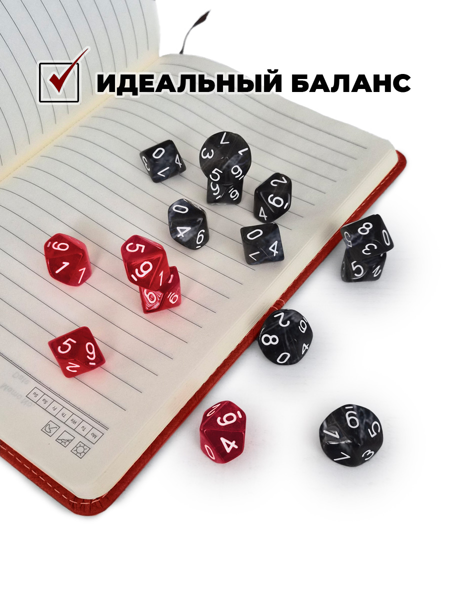 Настольная игра SHADOWOLF Кубики для Вампиры: Маскарад - фото 5
