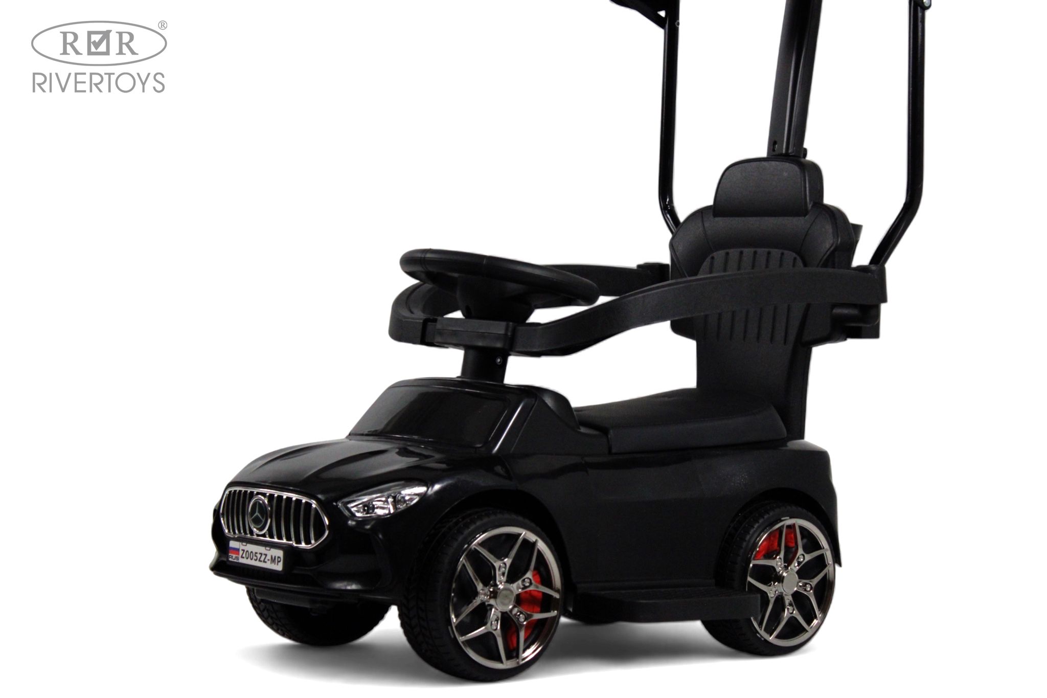 Каталка RIVERTOYS Z005ZZ-MP-BLACK черный - фото 11