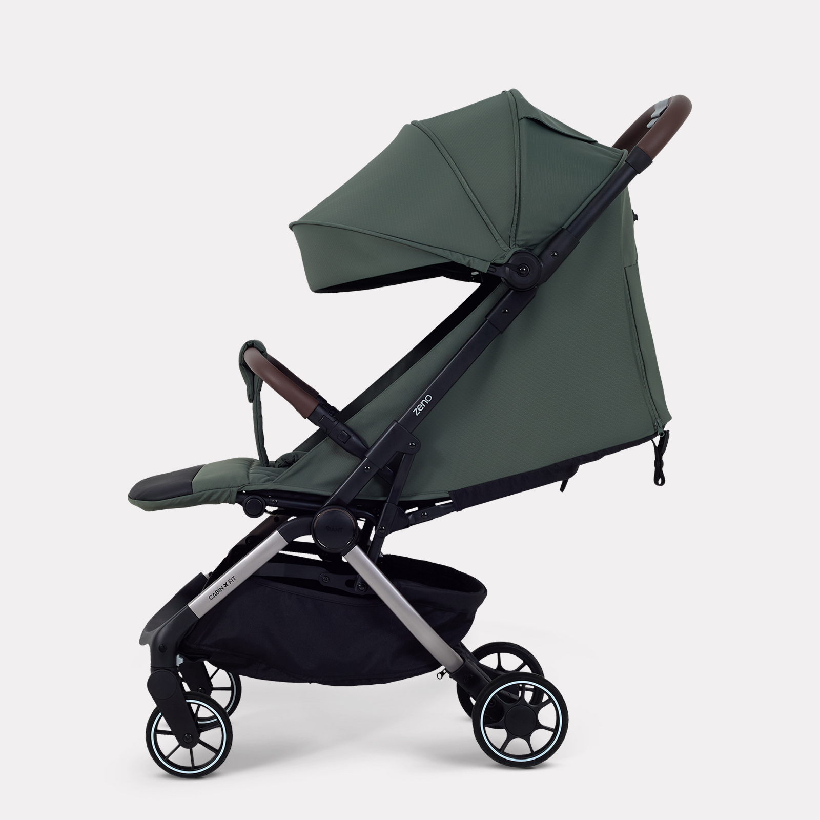 Коляска прогулочная Rant Zeno зеленый - фото 7