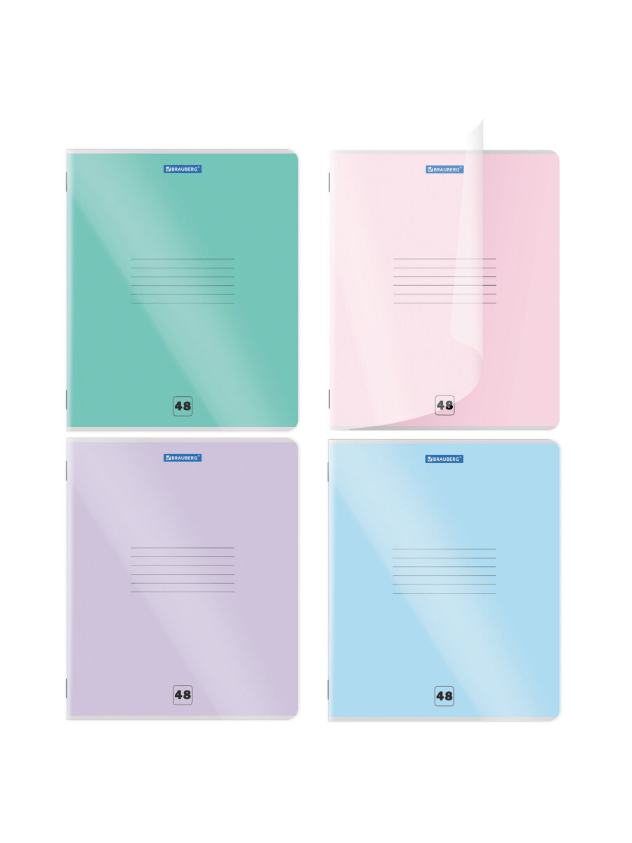 Общая тетрадь Brauberg клетка - фото 5