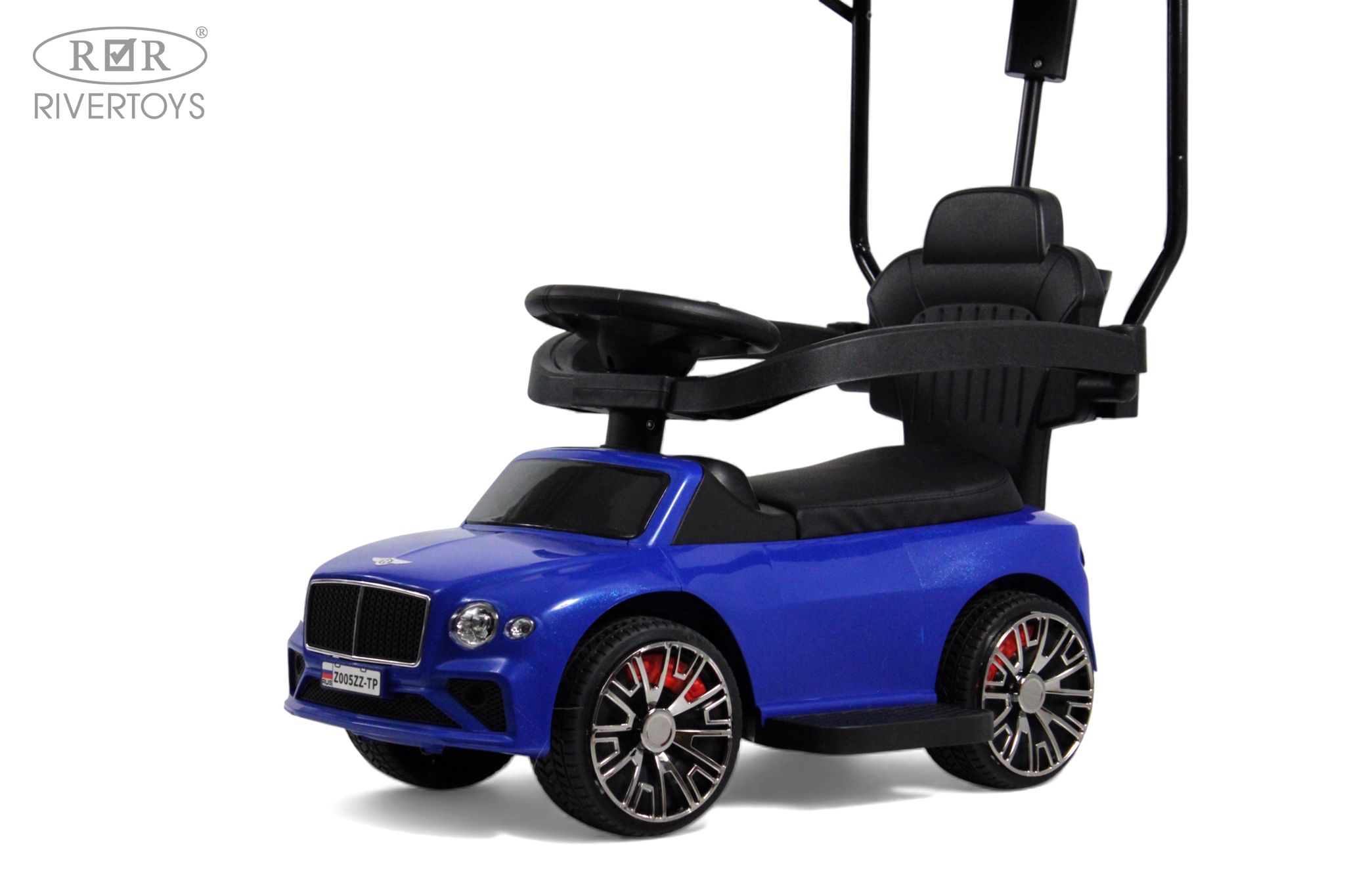 Каталка RIVERTOYS Z005ZZ-TP-BLUE синий - фото 9