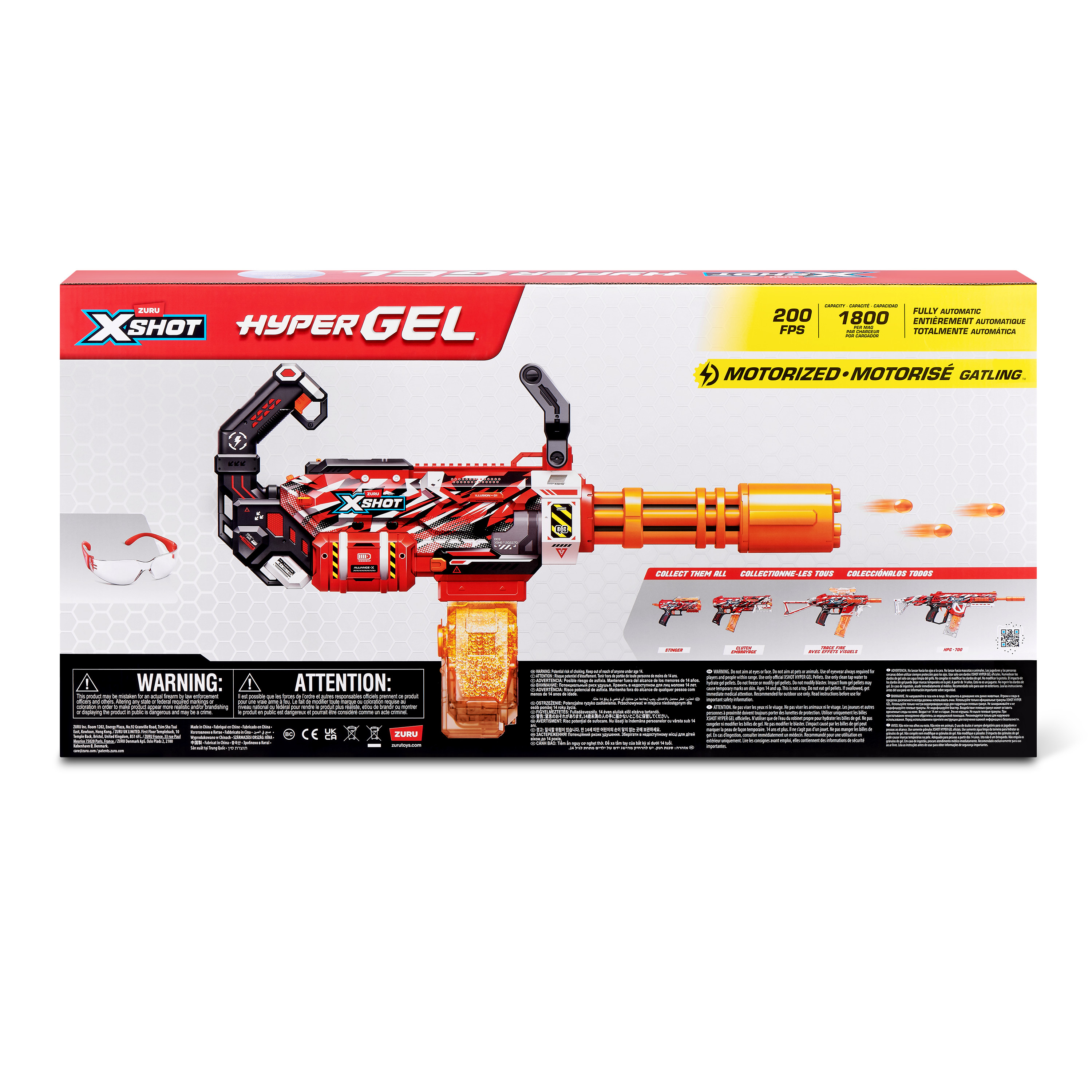 Бластер Zuru XSHOT Red Gatlin - фото 9