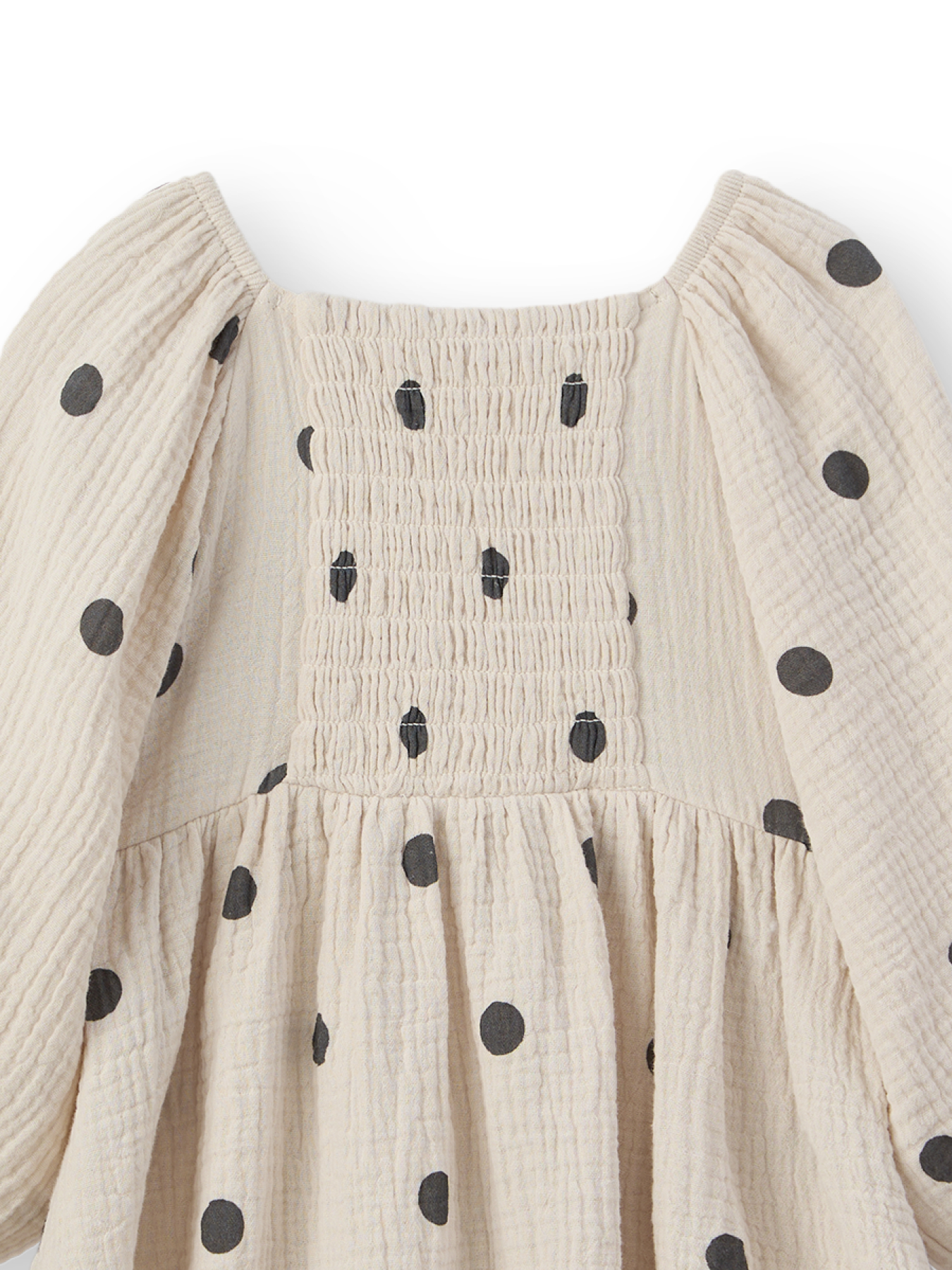 Платье Happy Baby 88273-1_beige-with-dots - фото 7