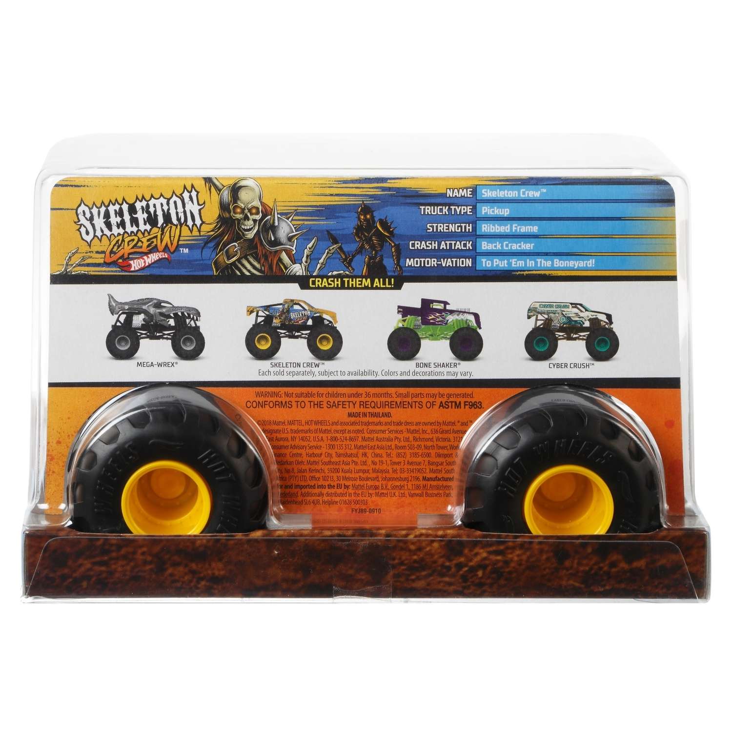 Автомобиль Hot Wheels Monster Trucks в ассортименте FYJ83 - фото 39