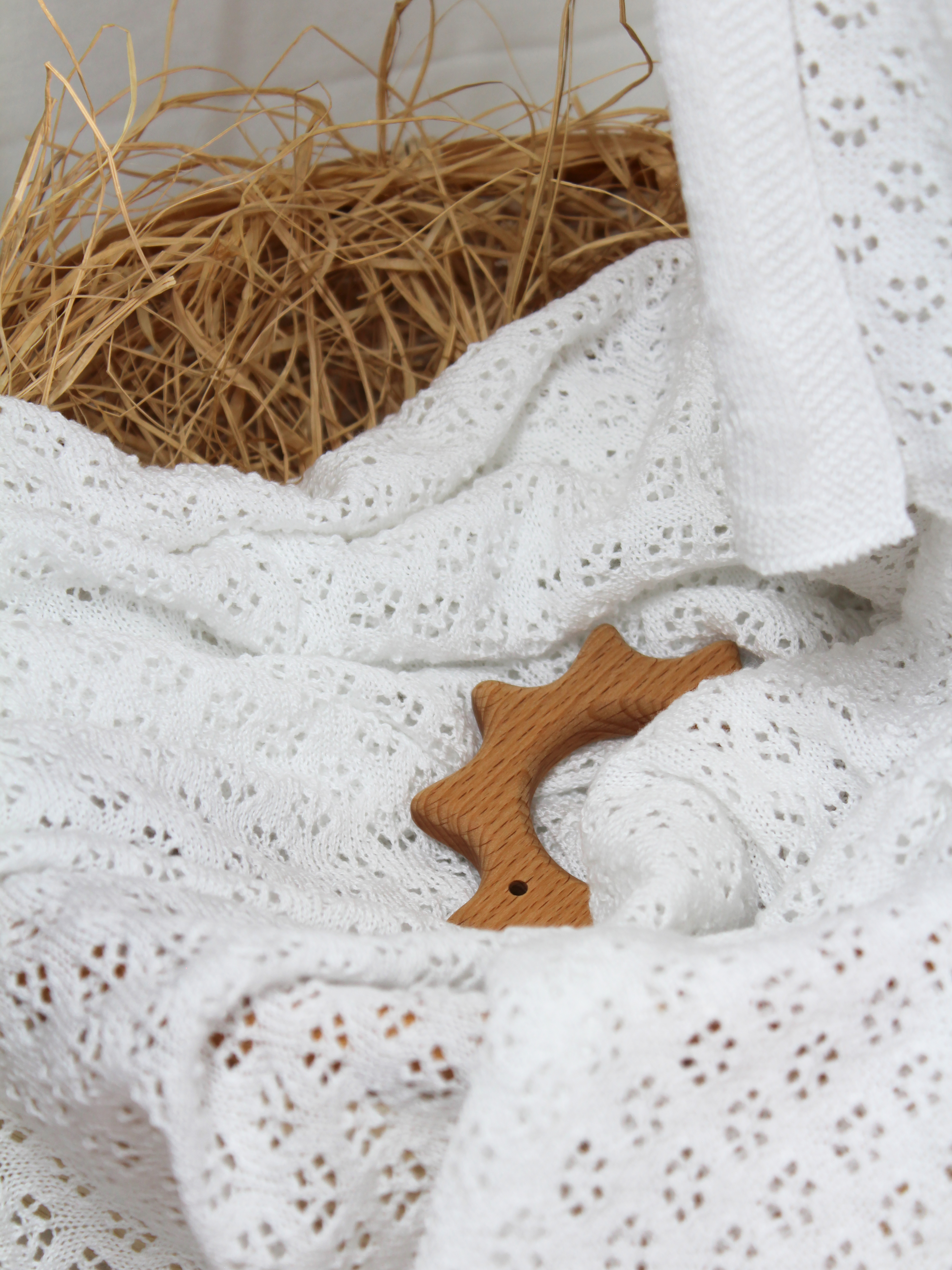 Плед RinaAmari Плетёное облачко 100 x 100 см хлопок - фото 13