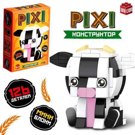 Конструктор Unicon PIXI Коровка 126 дет.