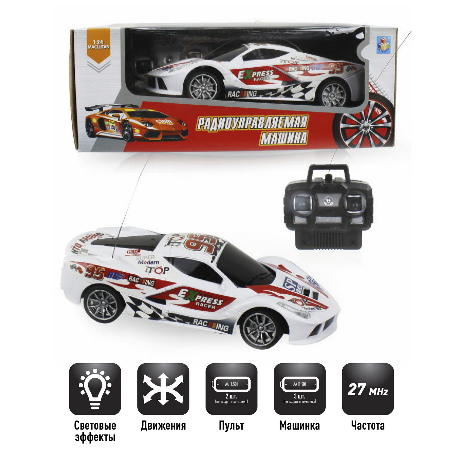 Автомобиль РУ 1TOY - фото 2