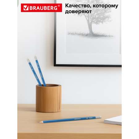 Карандаши чернографитные Brauberg 12 шт.