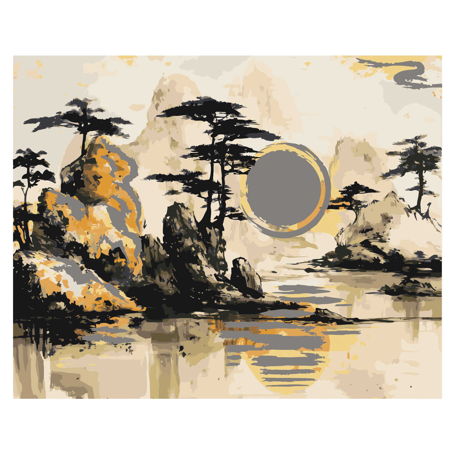 Картина по номерам Феникс + Китай - фото 10