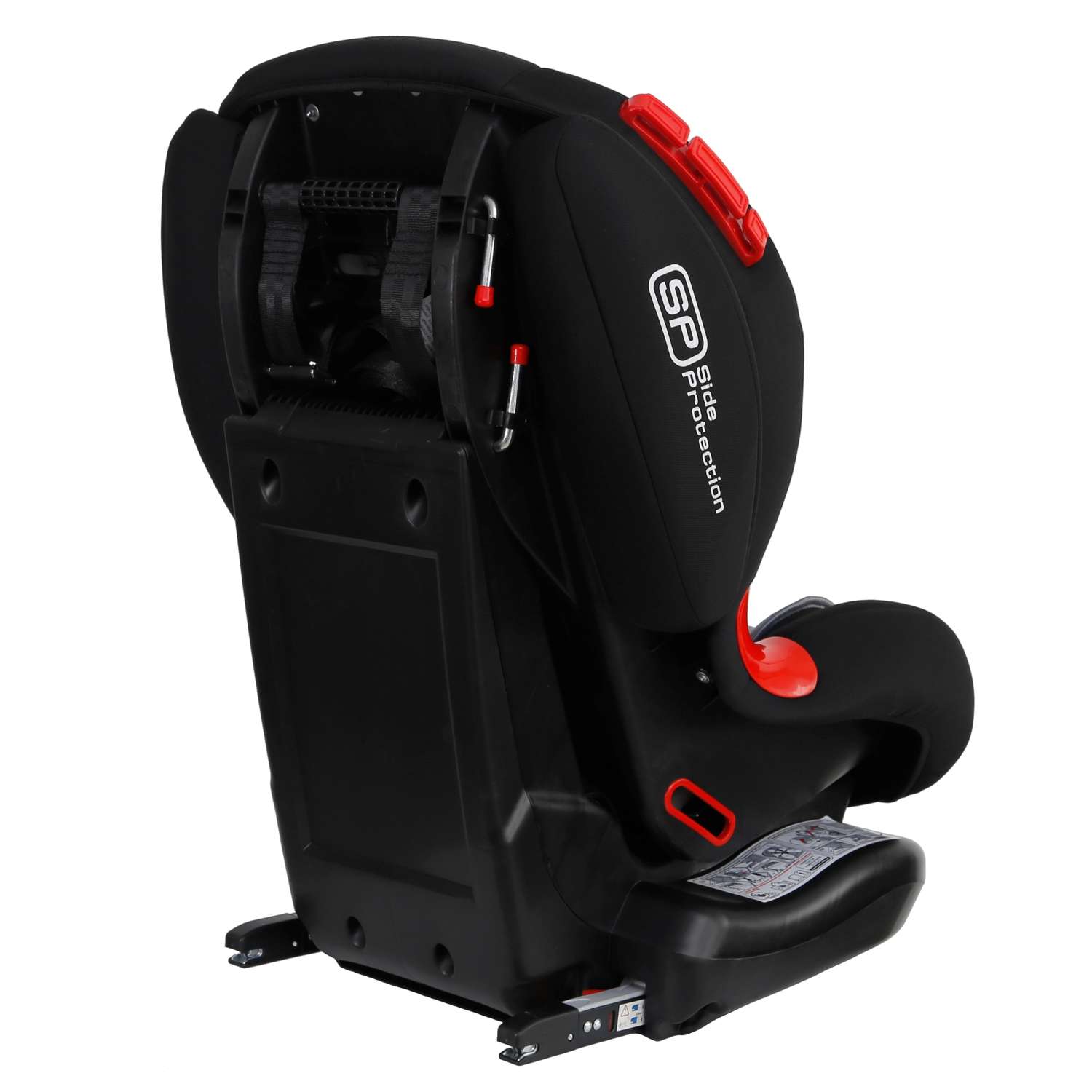 Автокресло Babyton Omega Fix Black-Grey Isofix 1/2 (9-25 кг) черный - фото 18
