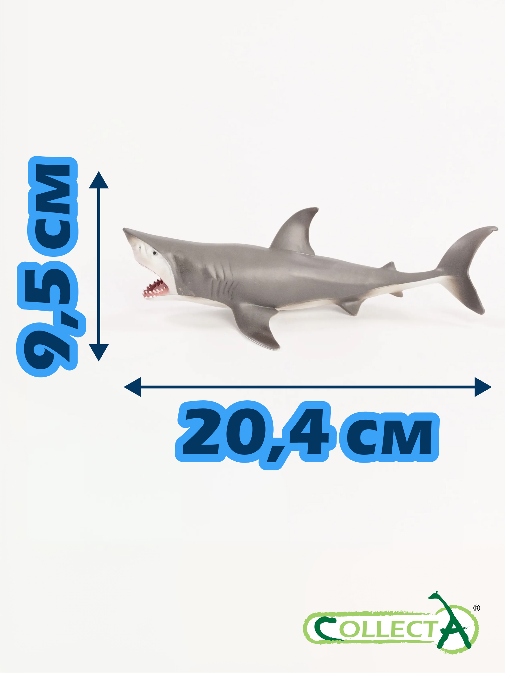 Фигурка Collecta Акула большая белая - фото 2