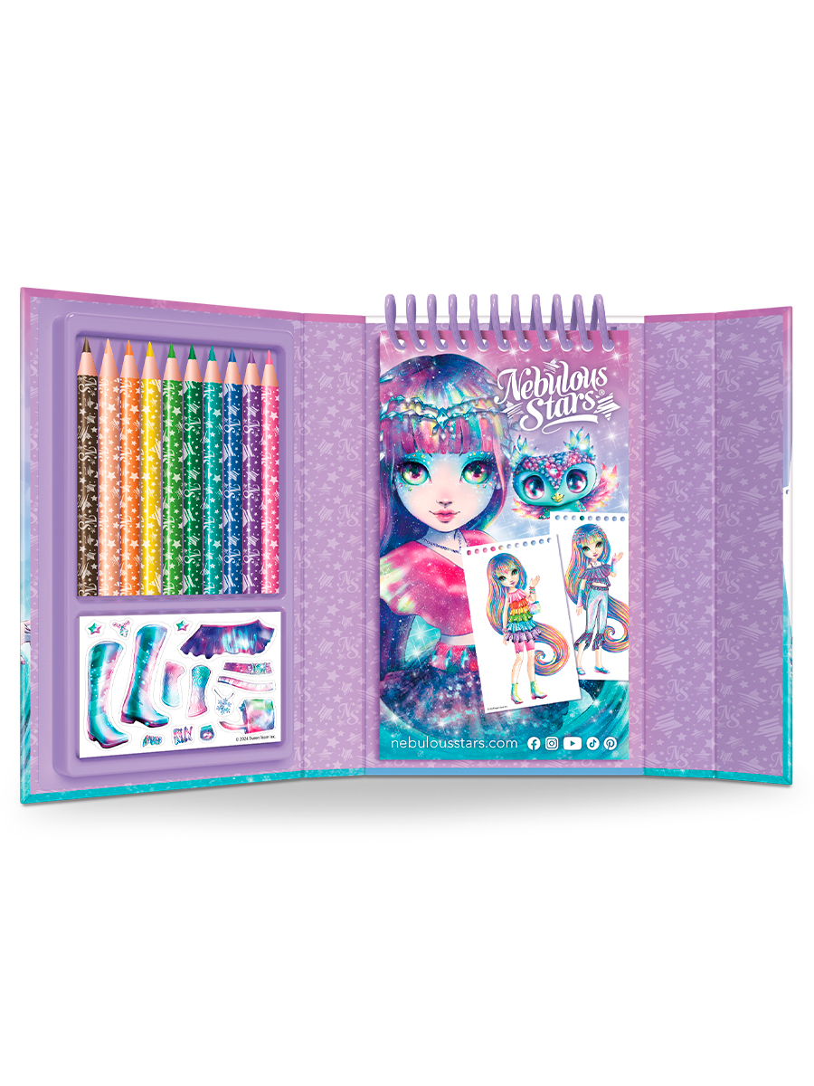 Набор для творчества Nebulous Stars дизайнерский скетчбук, серия Isadora, 11450_NSDA - фото 2