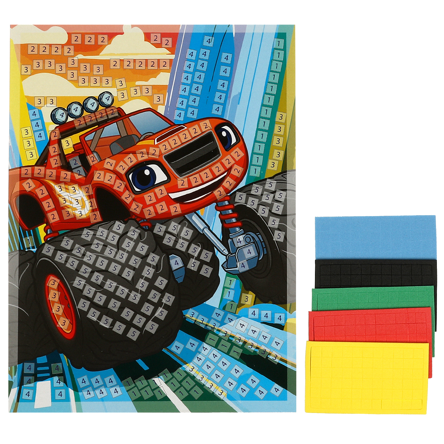 Аппликация Multiart Машинка - фото 3