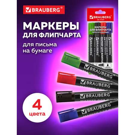 Маркеры Brauberg 4 шт.