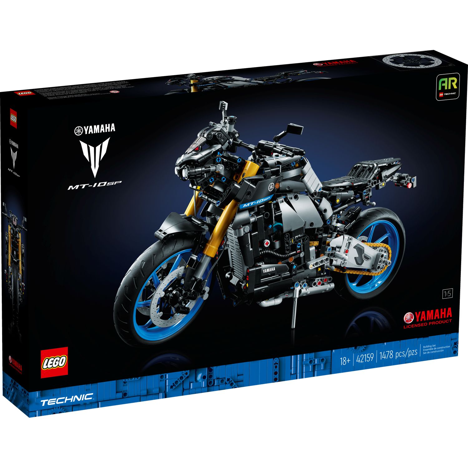 Конструктор LEGO Technic Yamaha MT-10 1478 дет. - фото 1