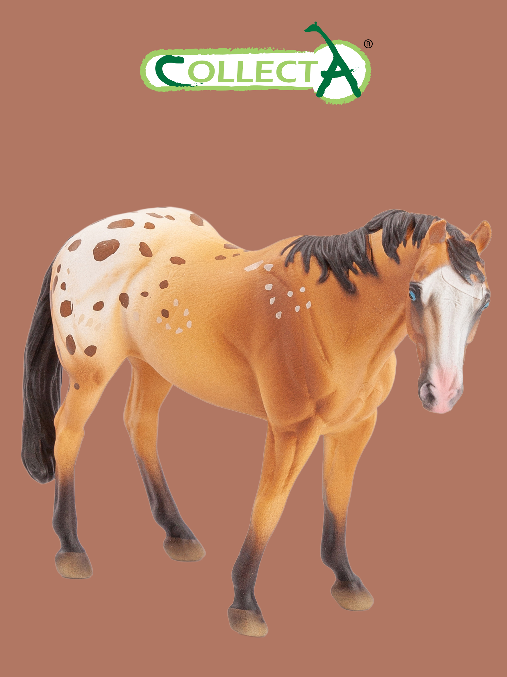 Фигурка Collecta Лошадь жеребец Аппалузы - фото 1