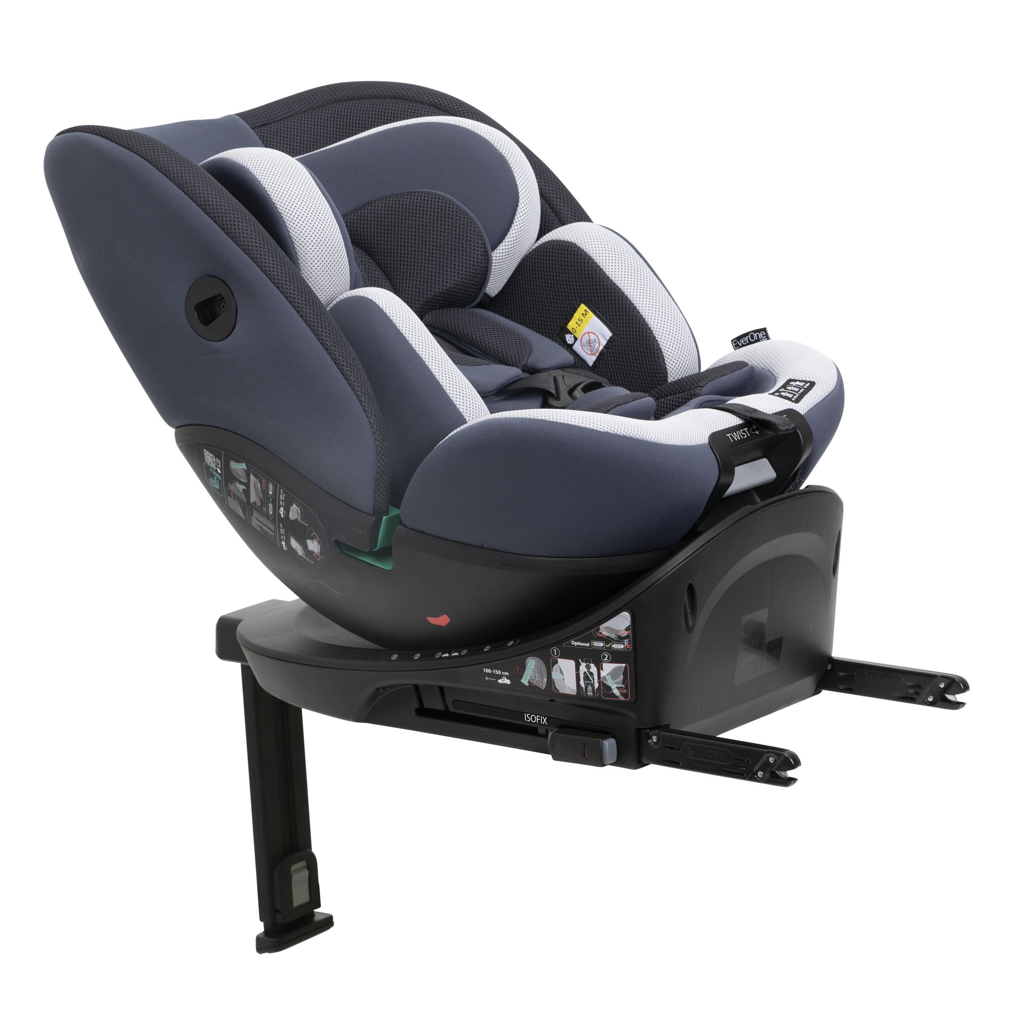 Автокресло Chicco Isofix 0+/1/2/3 (0-36 кг) синий - фото 23