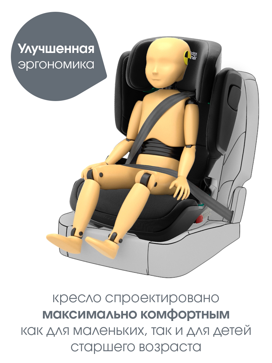 Автокресло Britax Roemer Kidfix M i-SIZE Dusty Rose Isofix 2/3 (15-36 кг) розовый - фото 4