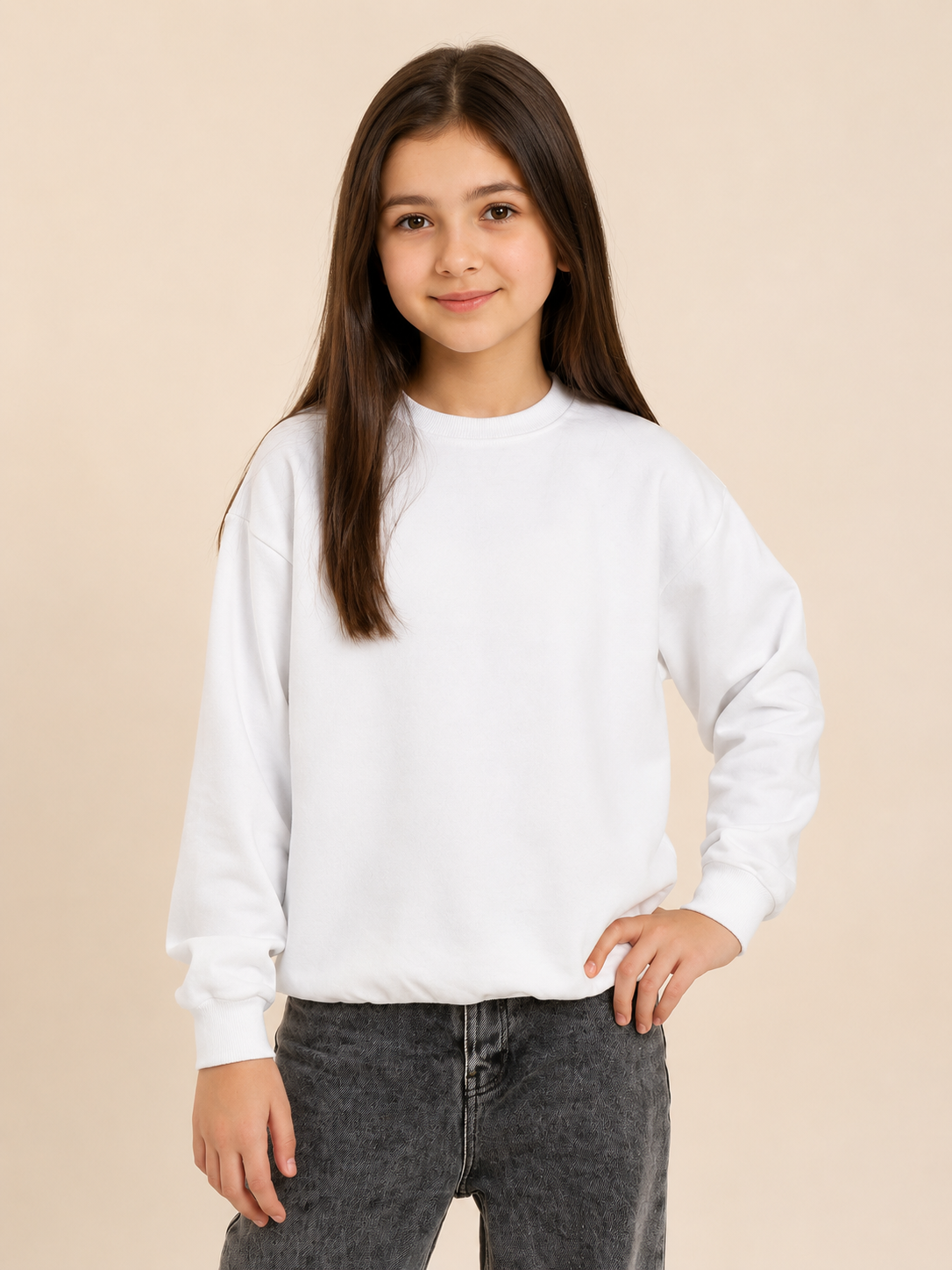 Свитшот ELETE Е-Д27(white)-ЧЗ - фото 1