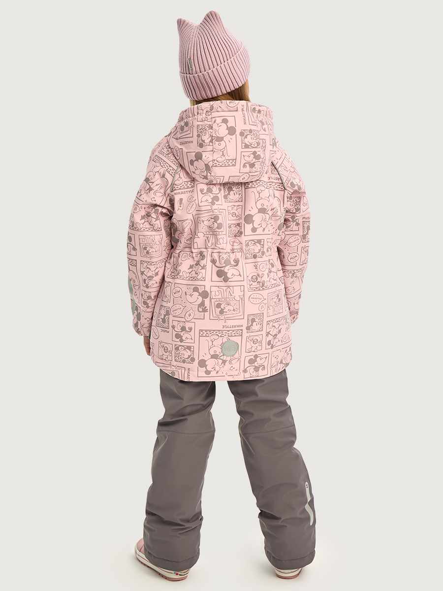 Костюм NIKASTYLE 7м1826 пудра/кофе - фото 2