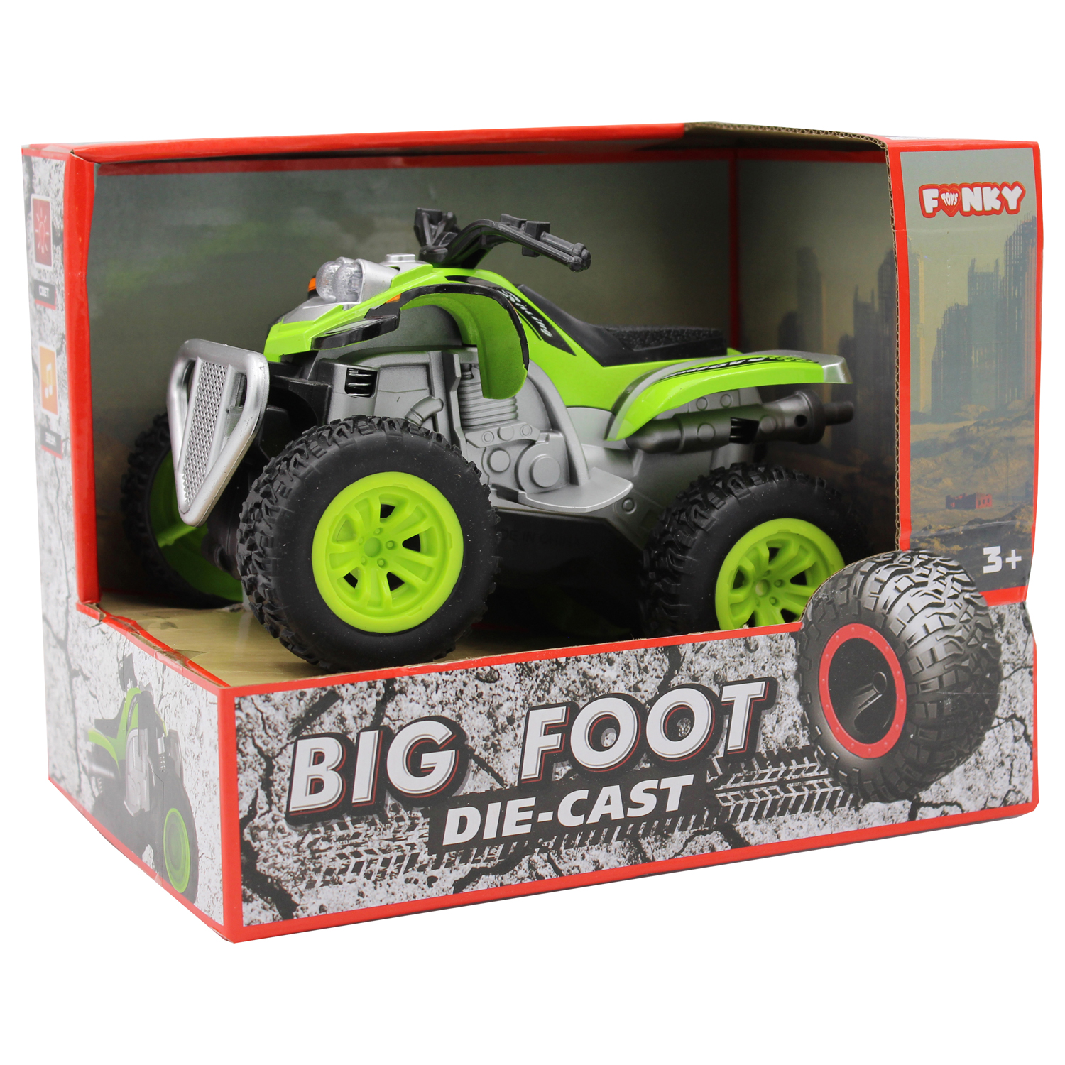 Квадроцикл Funky Toys 1:24 FT61064-МП - фото 2