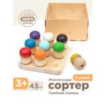 Развивающая игра Ulanik Грибная поляна 9шт