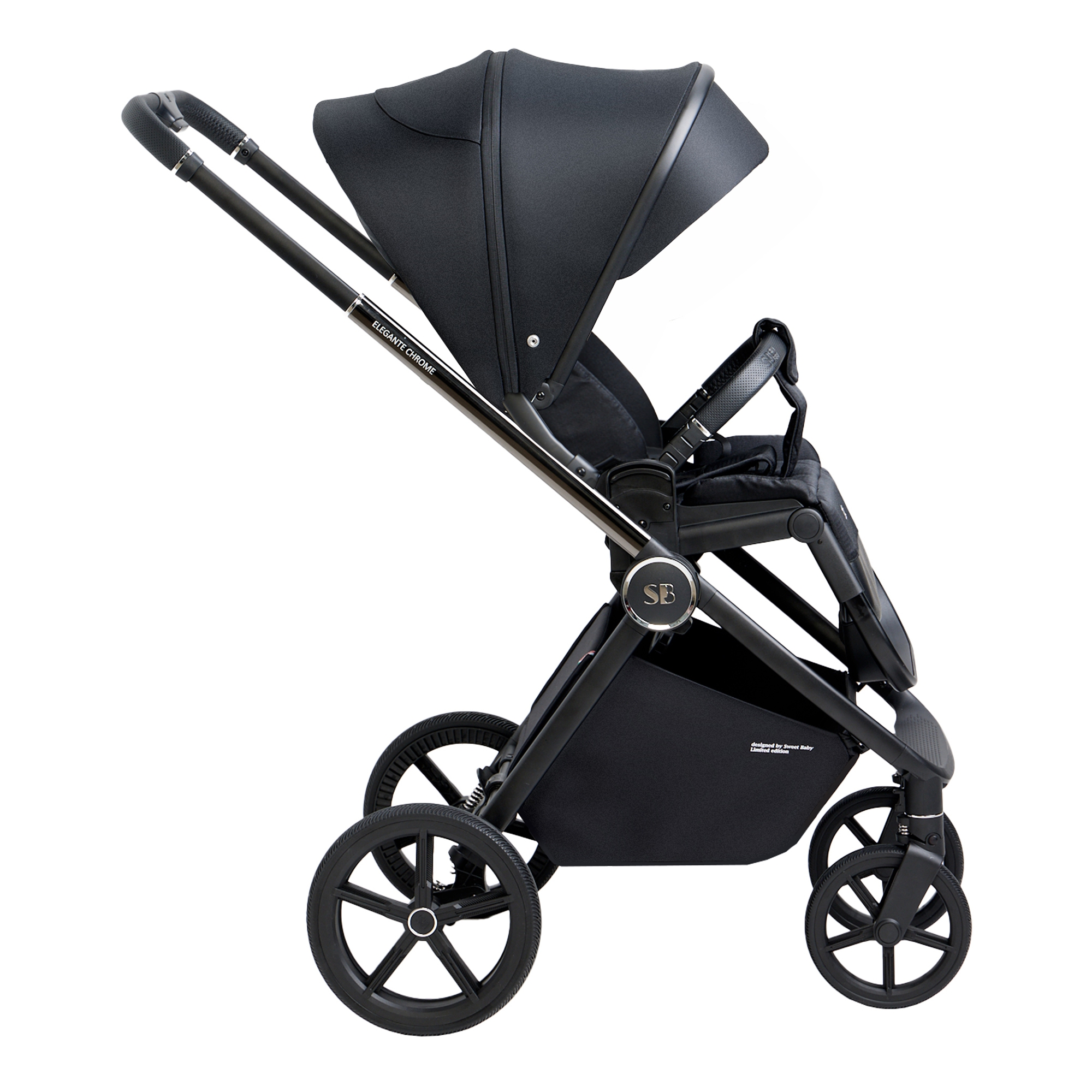 Коляска 2в1 Sweet Baby Elegante Chrome Black - фото 54