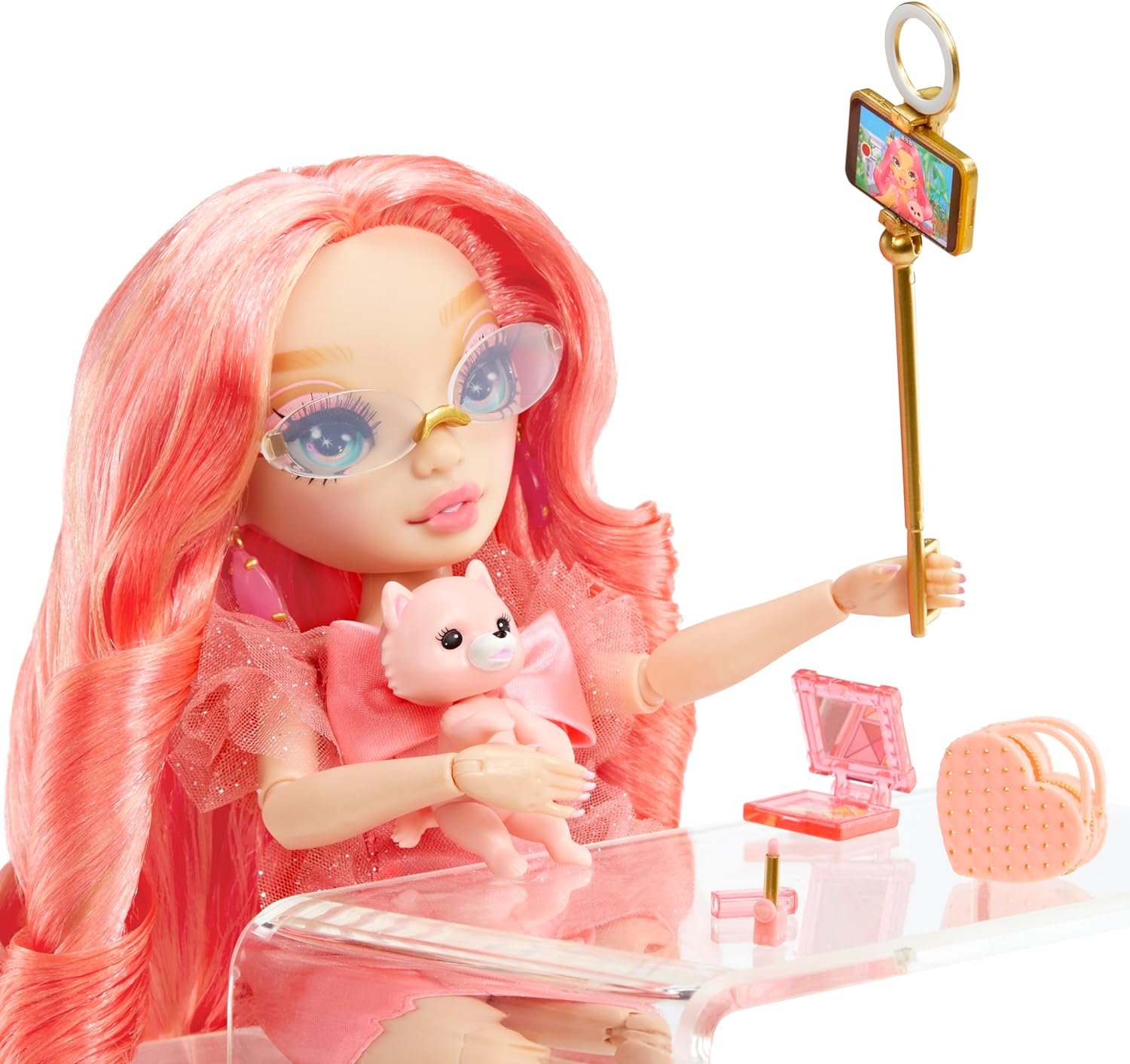 Кукла модельная Rainbow High New Friends Pinkly Paige 501923EUC - фото 4