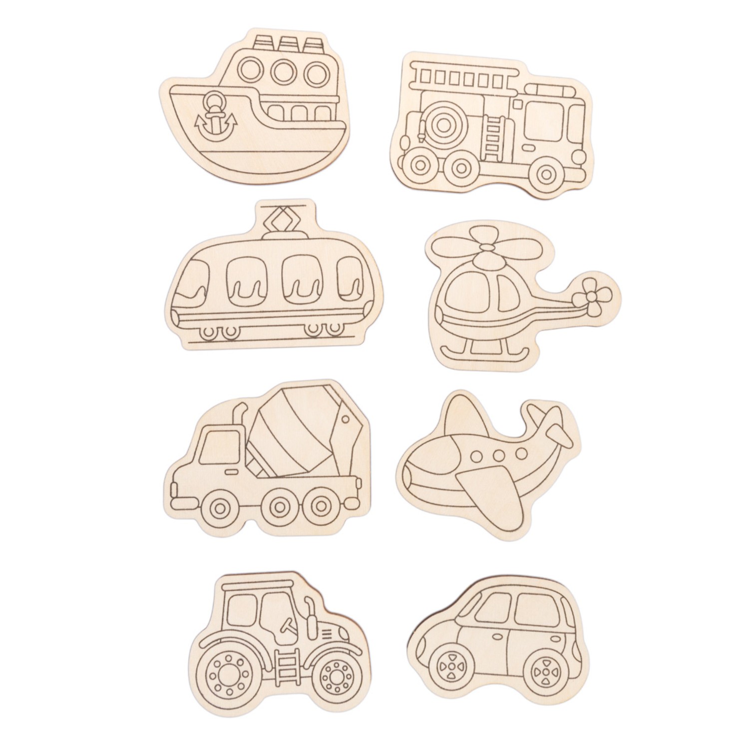 Набор для творчества Десятое королевство Заготовка Транспорт роспись красками - фото 2