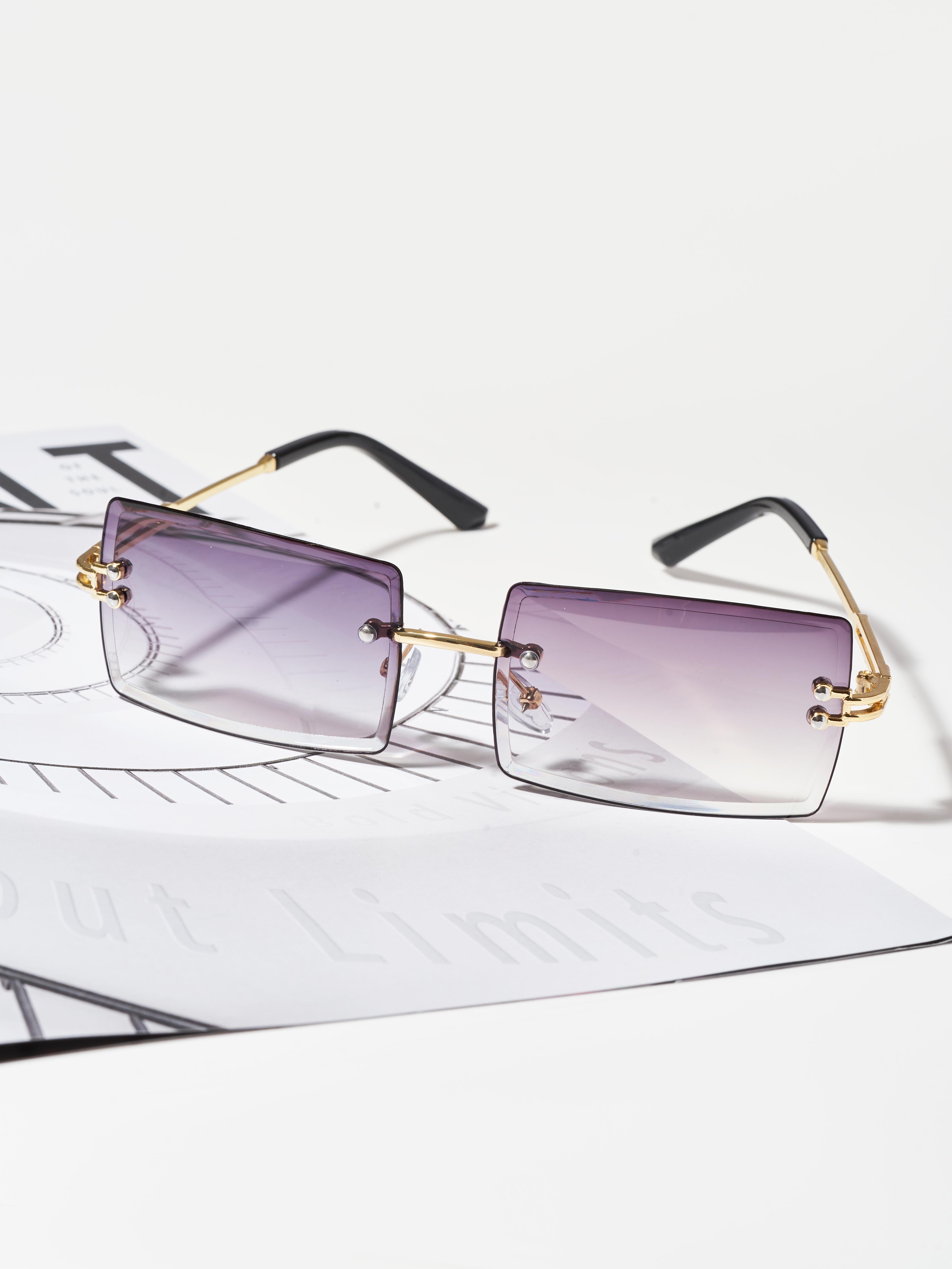 Солнцезащитные очки прямоугольные SUNNY GLASS O00035-1 - фото 5