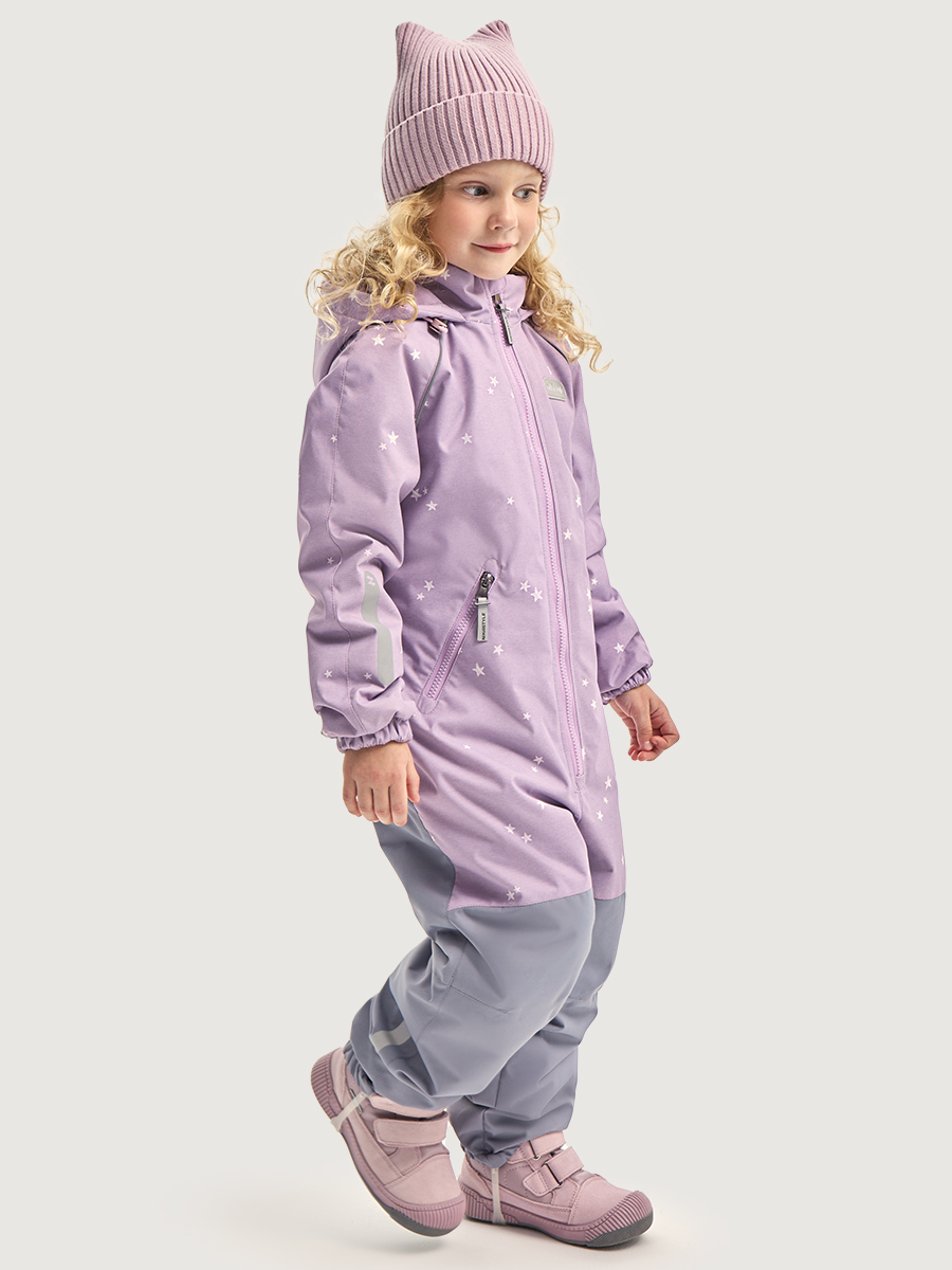 Комбинезон NIKASTYLE 8м0826 пудра/светло-серый - фото 3