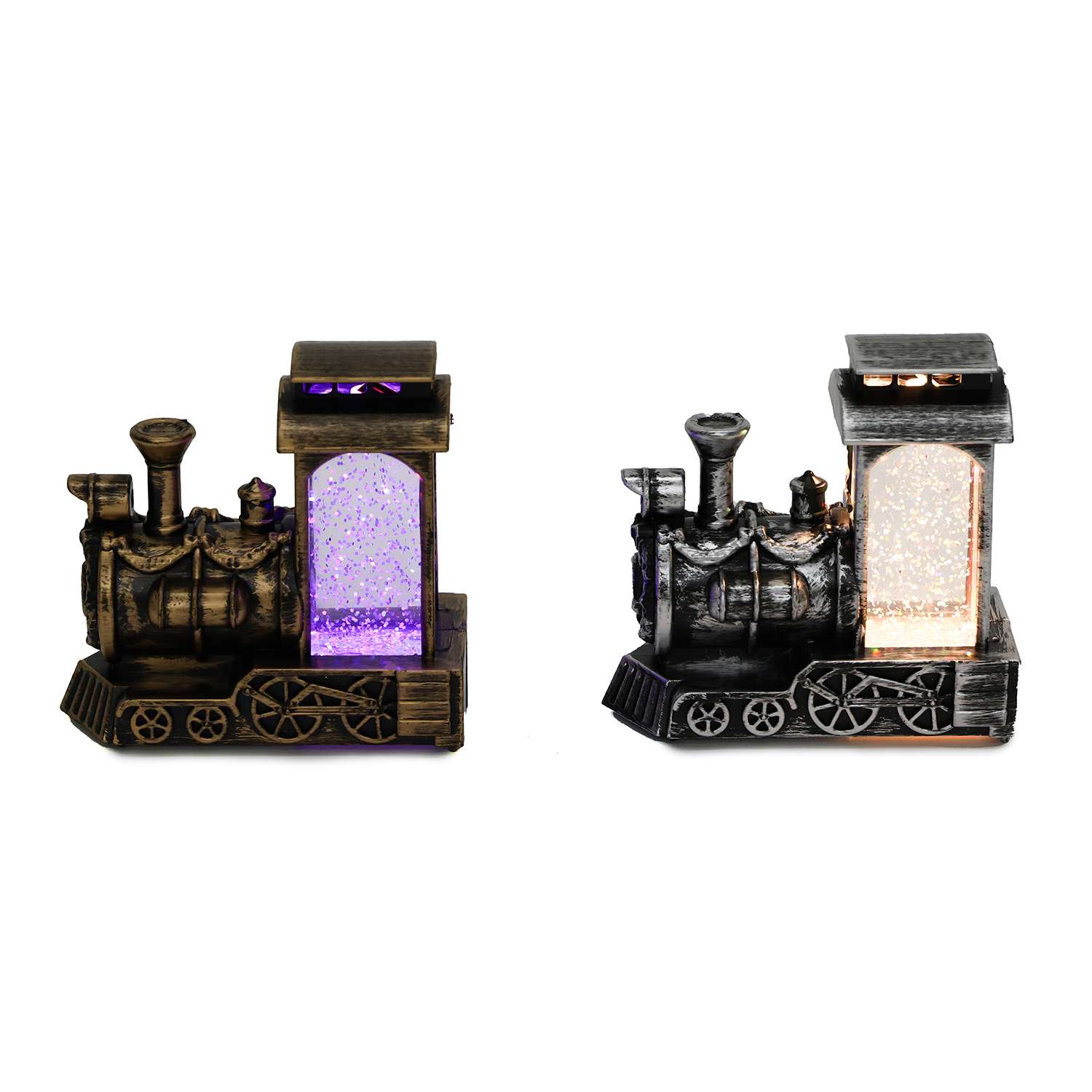 Светильник ё поезд с блёстками - фото 4