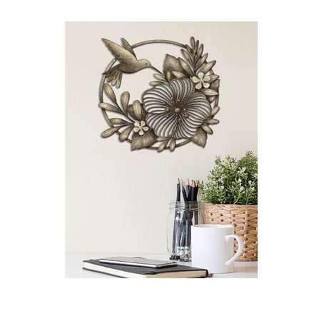 Наклейка интерьерная Room Decor Панно рельефное РАЙСКАЯ ПТИЧКА 3D