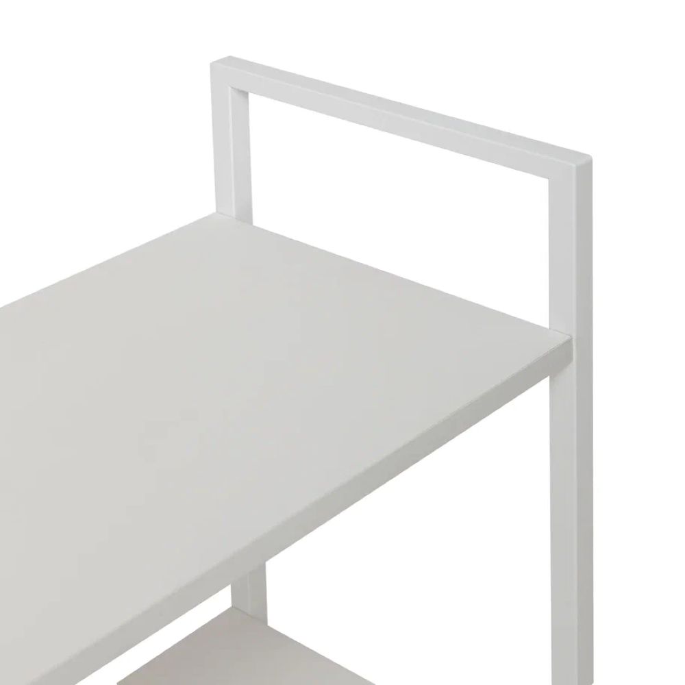 Стеллаж Leset Стилвуд 25 широкий 5 полок Белый/Белый - фото 7