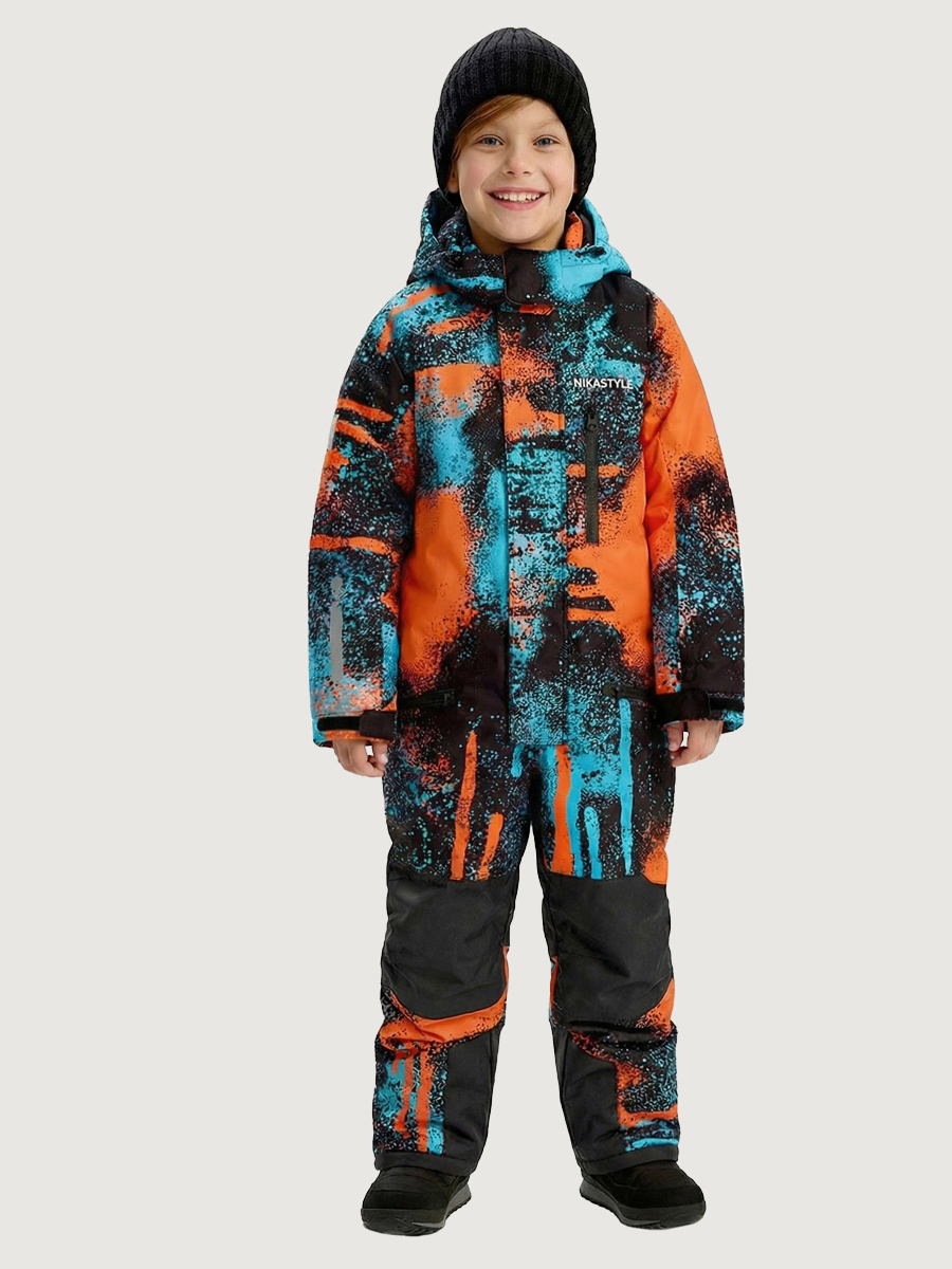 Комбинезон NIKASTYLE 8з1325 оранж/черный - фото 1
