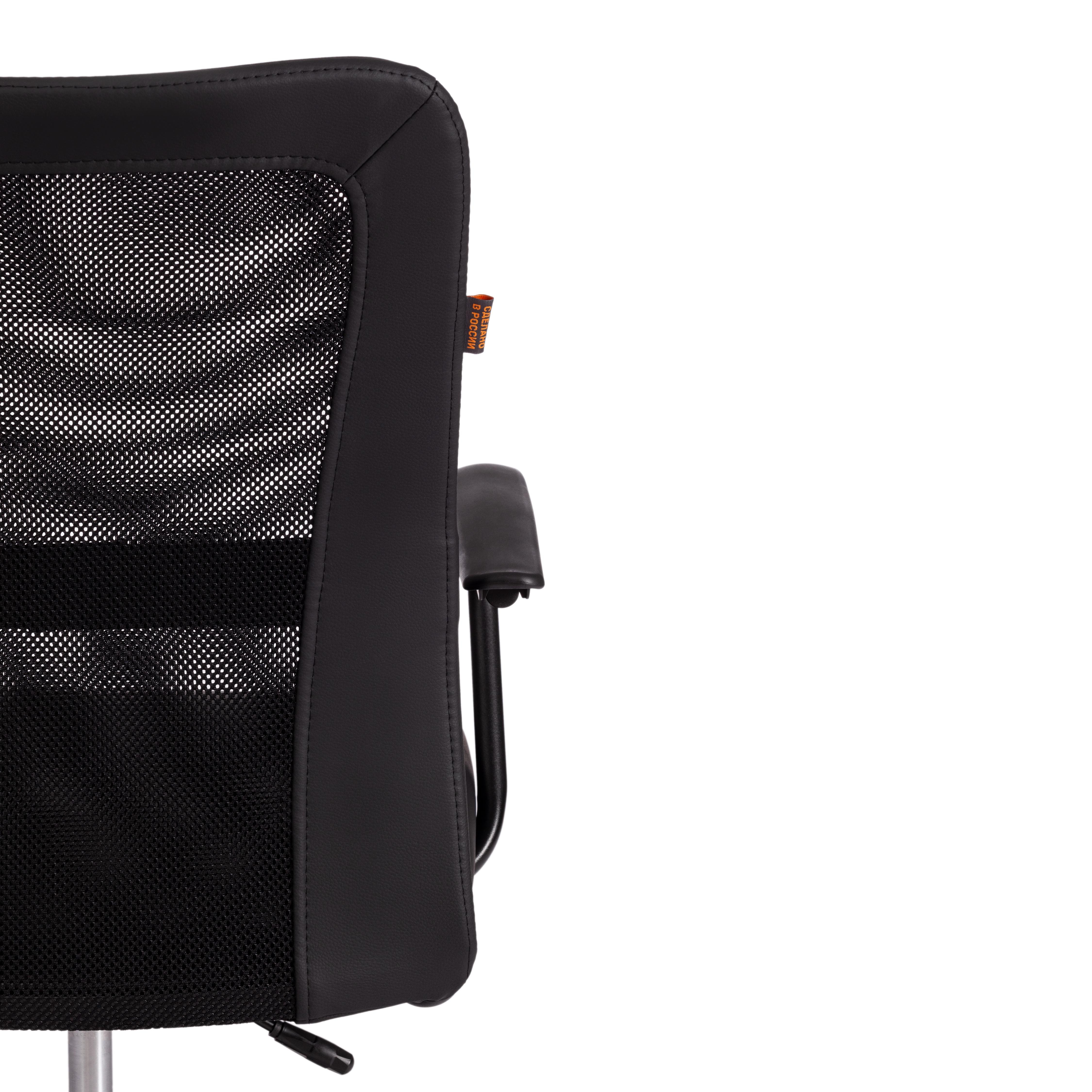 Компьютерное кресло TETCHAIR Стафф кож/зам ткань черный - фото 10