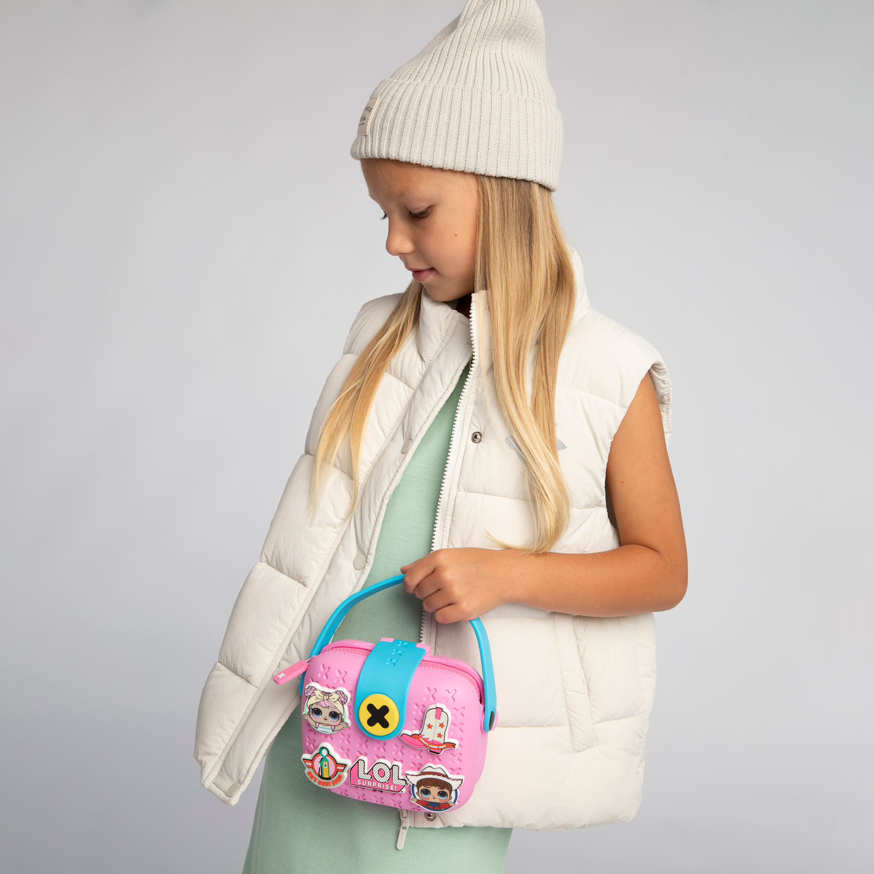 Сумка L.O.L. Surprise! розовая на застежке+джиббитсы - фото 10