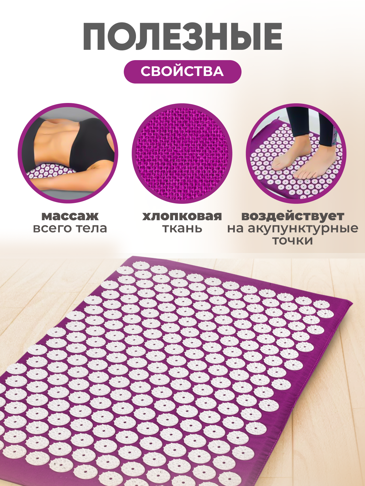 Коврик гимнастический Solmax - фото 4