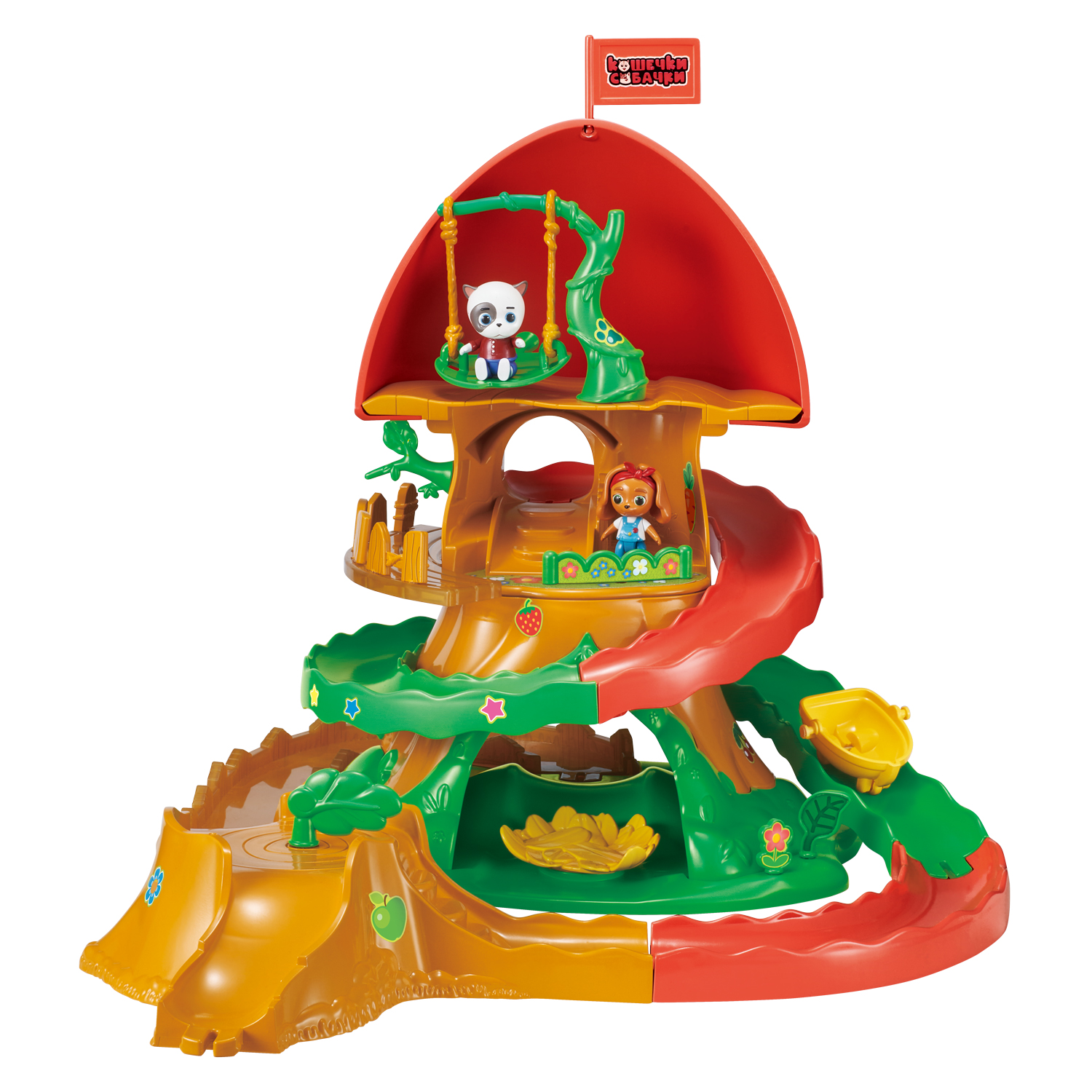 Игровой набор Кошечки-собачки Домик на дереве - фото 1