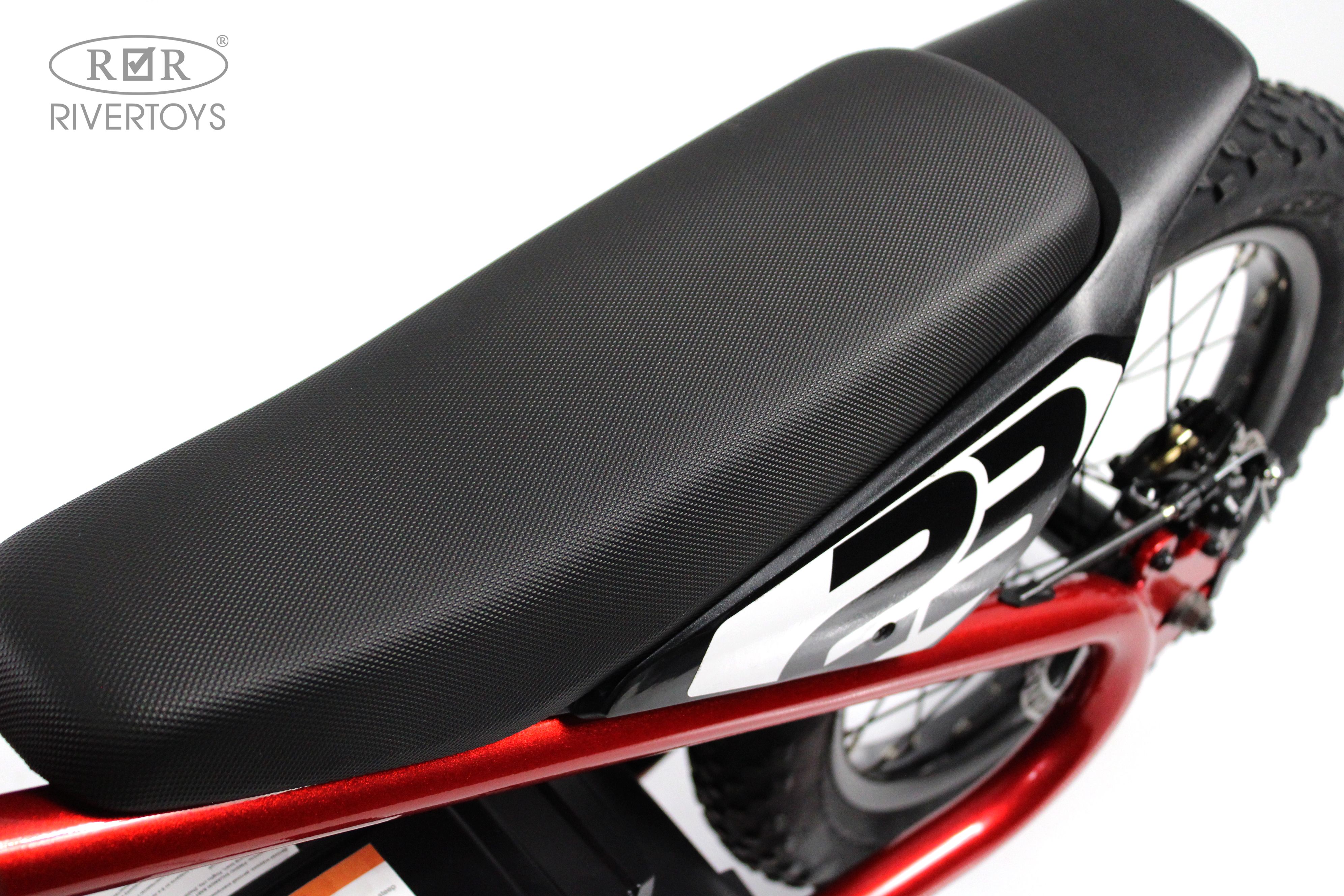Электромотоцикл RIVERTOYS A001AA-MOTO-RED - фото 6