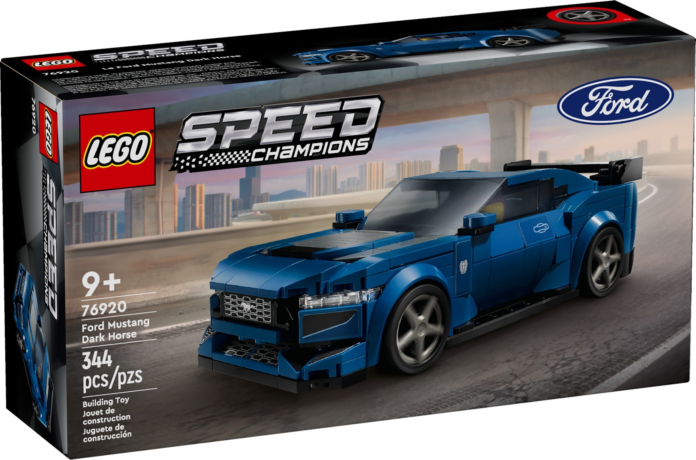 Изображение товара Конструктор LEGO Speed Champions Ford Mustang Dark Horse 76920 328 деталей Изображение товара Конструктор LEGO Speed Champions Ford Mustang Dark Horse 76920 328 деталей