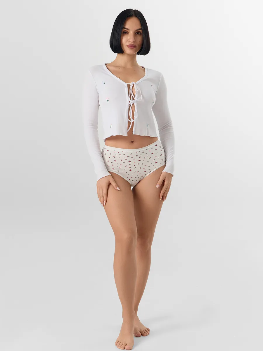 Трусы Mark Formelle (Марк Формэль) 412426/букетики на молочном - фото 7