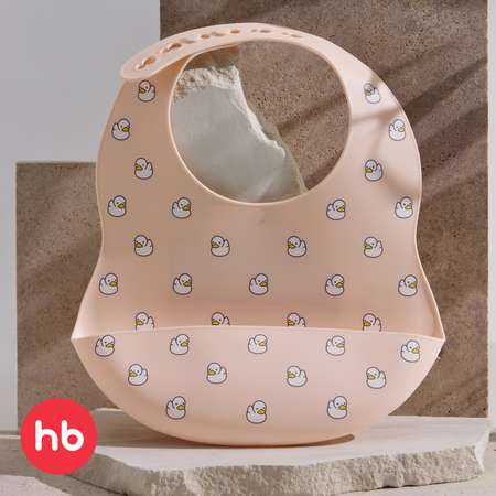 Нагрудник Happy Baby пластик